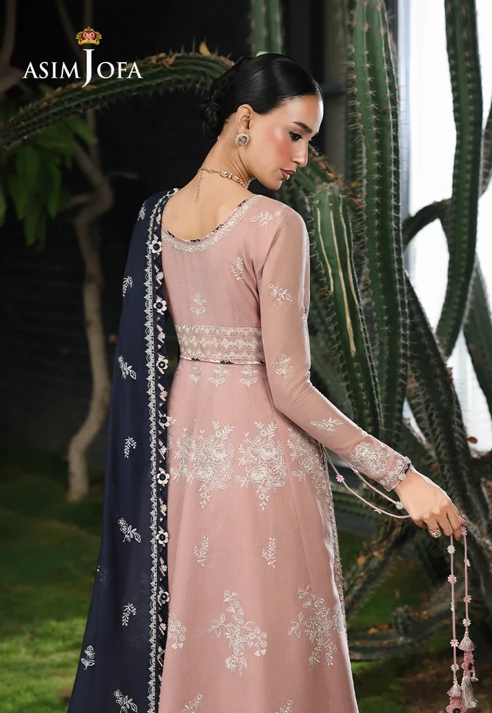 AJULC-02 Embroidered Paper Cotton 3 Pcs
