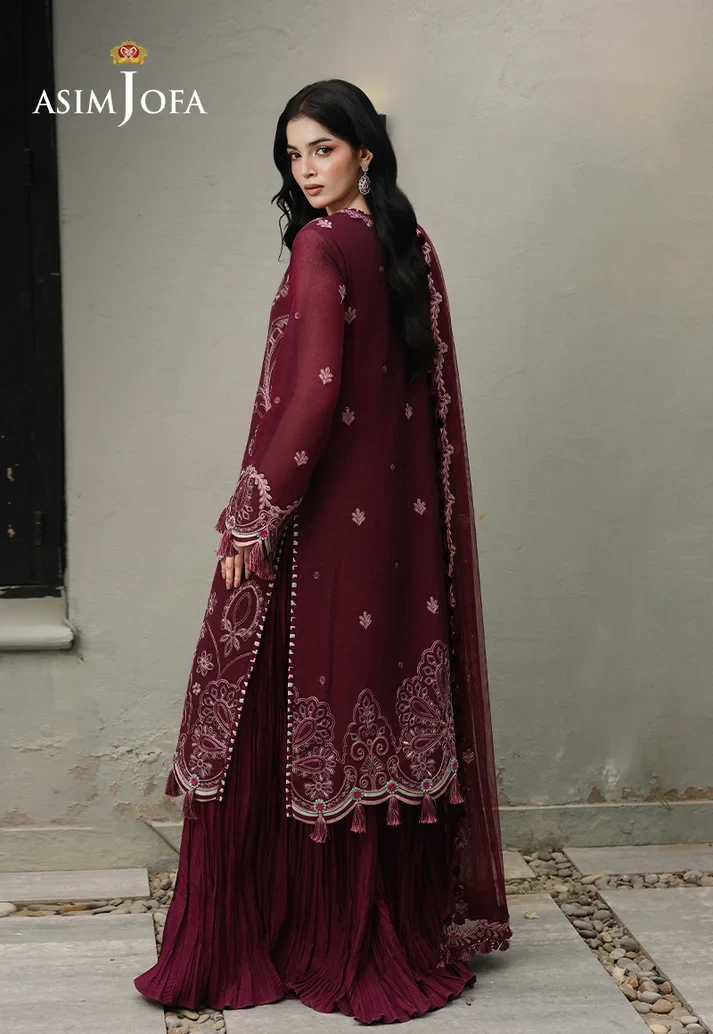 AJULC-10 Embroidered Paper Cotton 3 Pcs