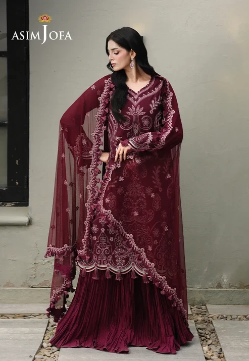 AJULC-10 Embroidered Paper Cotton 3 Pcs