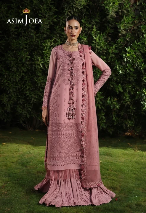 AJULC-03 Embroidered Paper Cotton 3 Pcs