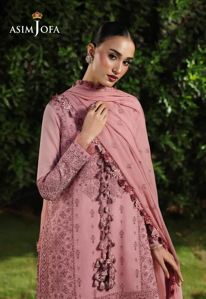 AJULC-03 Embroidered Paper Cotton 3 Pcs