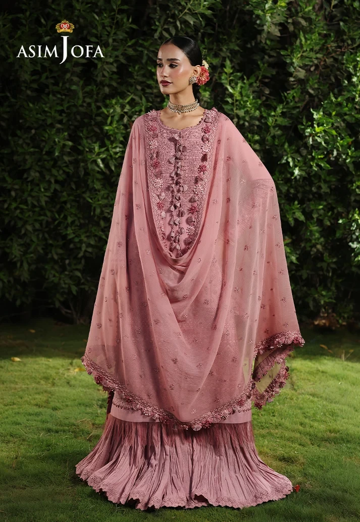 AJULC-03 Embroidered Paper Cotton 3 Pcs