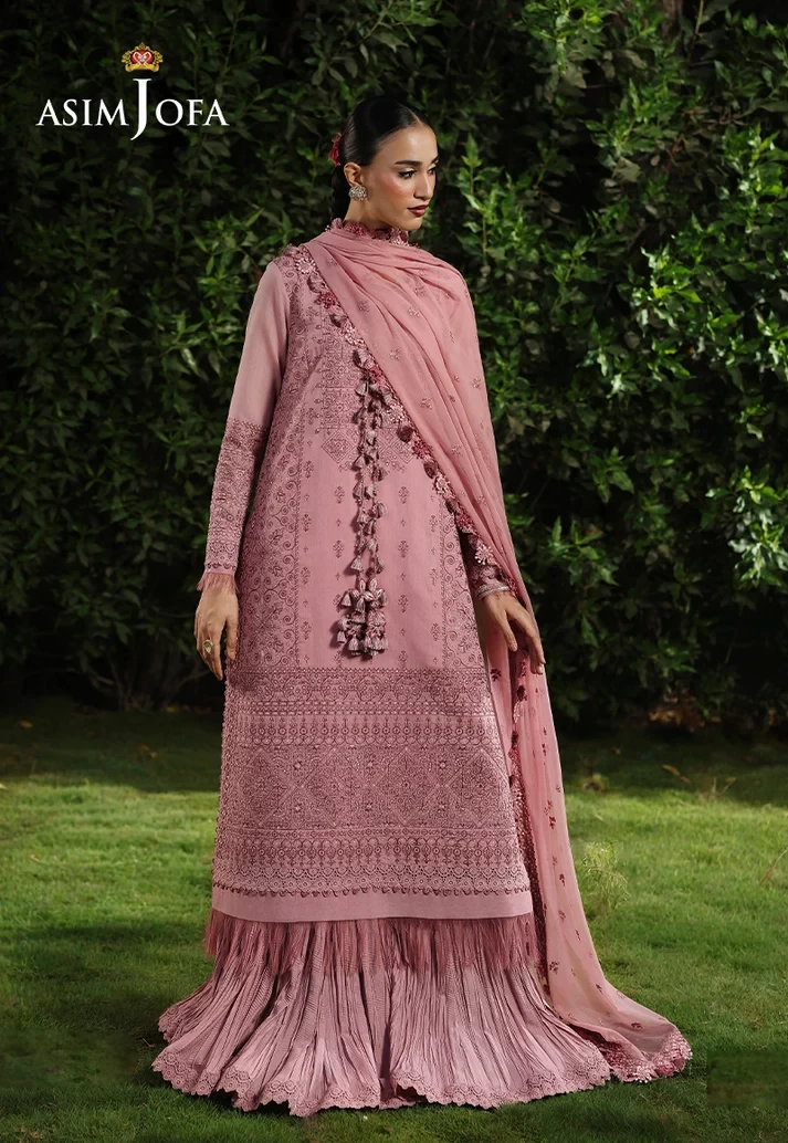 AJULC-03 Embroidered Paper Cotton 3 Pcs