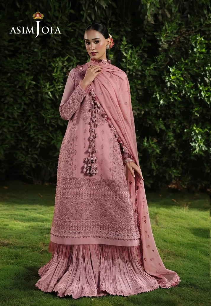 AJULC-03 Embroidered Paper Cotton 3 Pcs