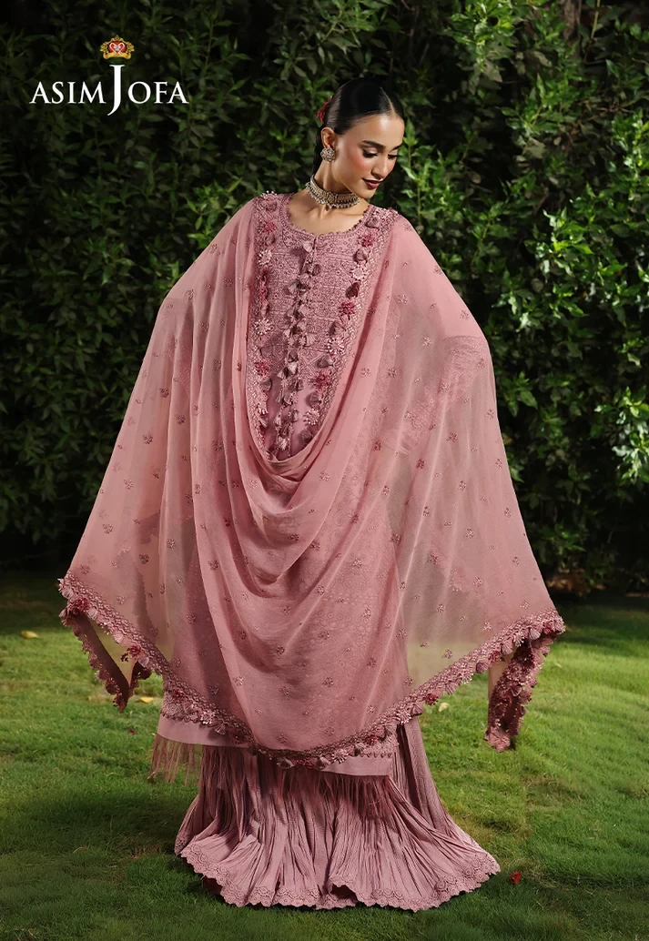 AJULC-03 Embroidered Paper Cotton 3 Pcs