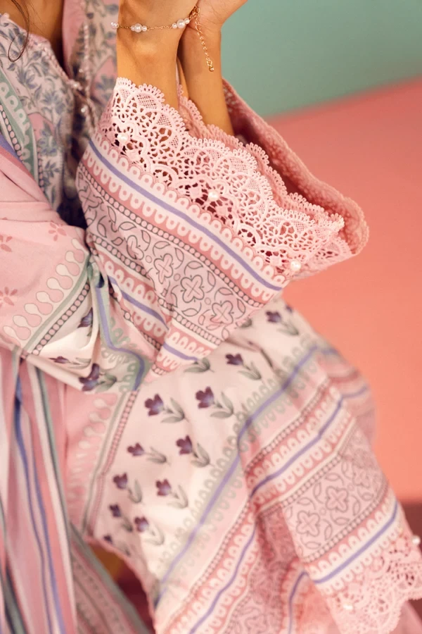 RTS | SHIRT, TROUSER & DUPATTA - EC338-3P26-Peach