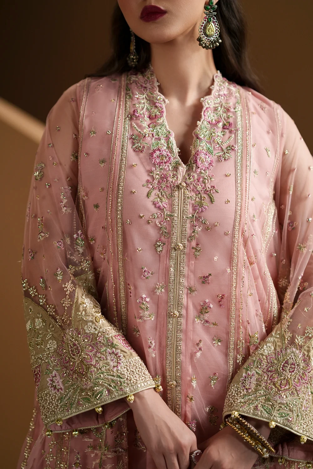 EMBROIDERED SUIT - E1203/104/425