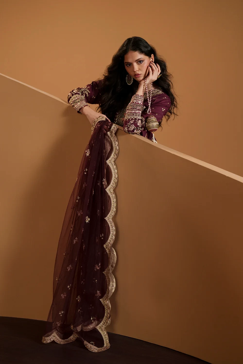 EMBROIDERED SUIT - E1217/104/520