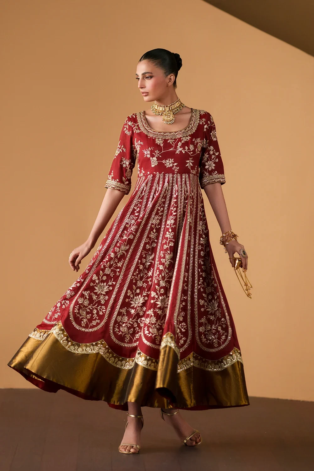 EMBROIDERED DRESS - E1235/104/305