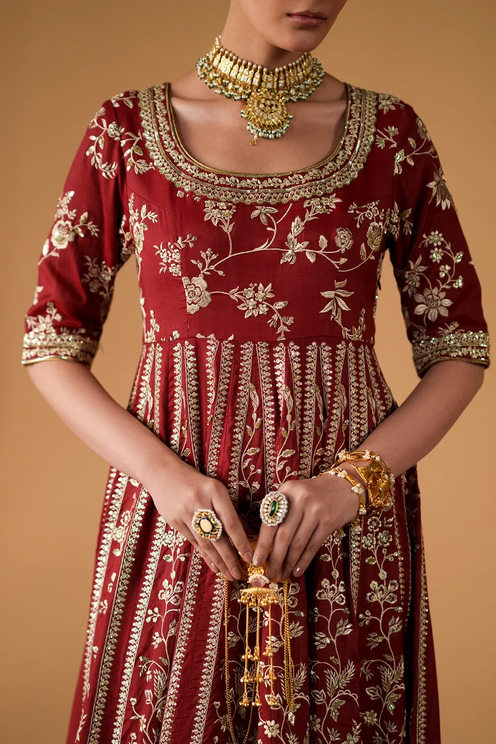 EMBROIDERED DRESS - E1235/104/305