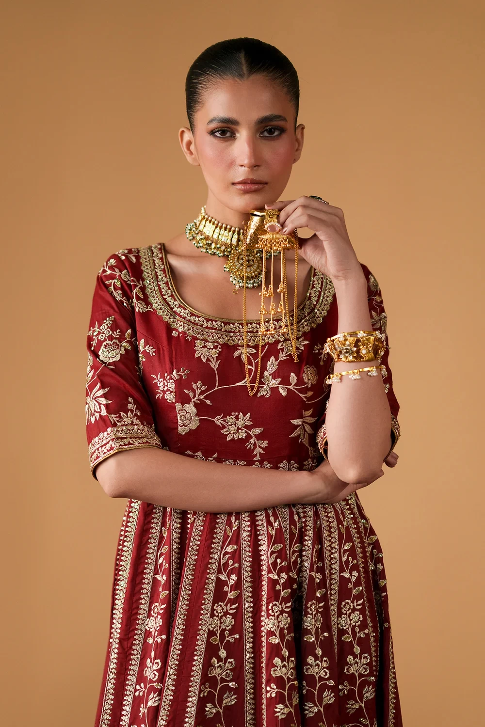 EMBROIDERED DRESS - E1235/104/305