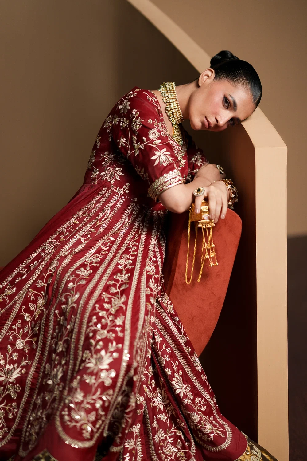 EMBROIDERED DRESS - E1235/104/305