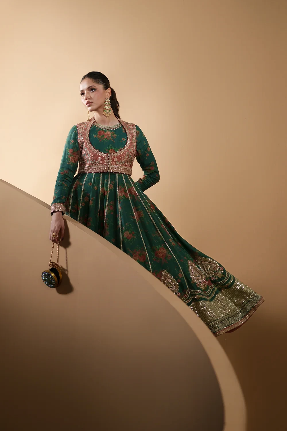 EMBROIDERED PISHWAS -  E1236-104-707