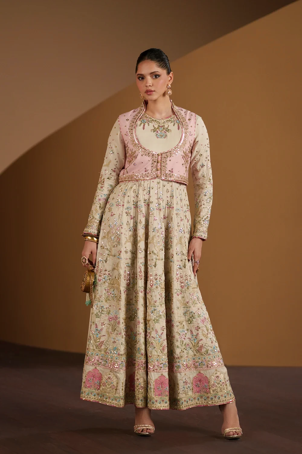EMBROIDERED PISHWAS - E1204/104/002