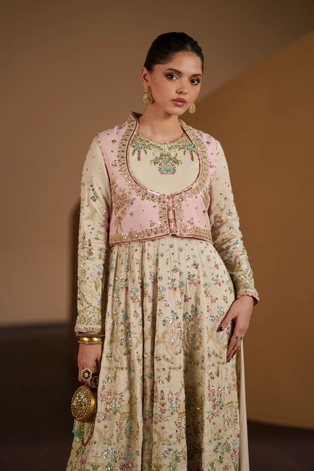 EMBROIDERED PISHWAS - E1204/104/002