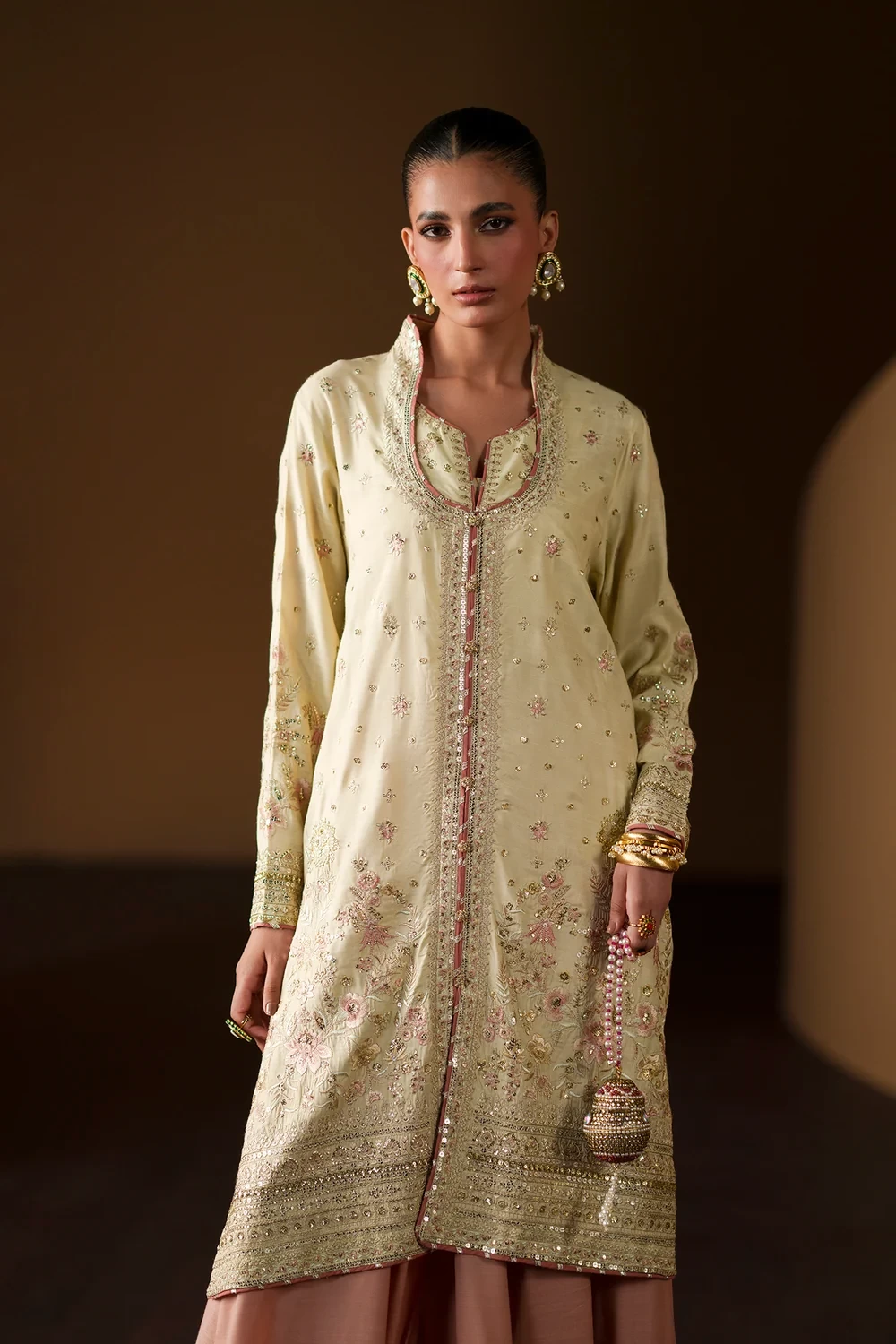 EMBROIDERED SUIT - E1225/104/110