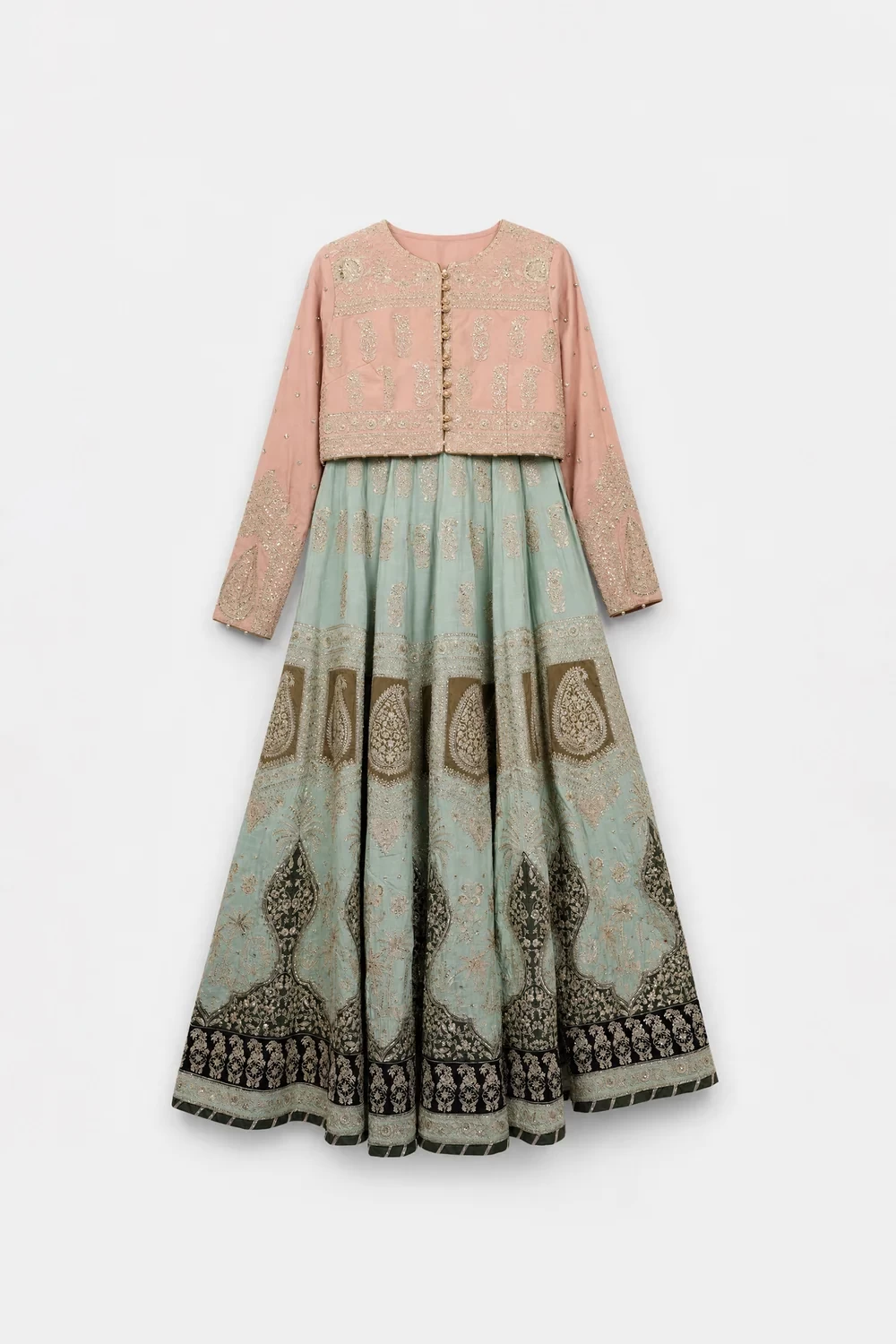 EMBROIDERED SUIT - E1074/104/315