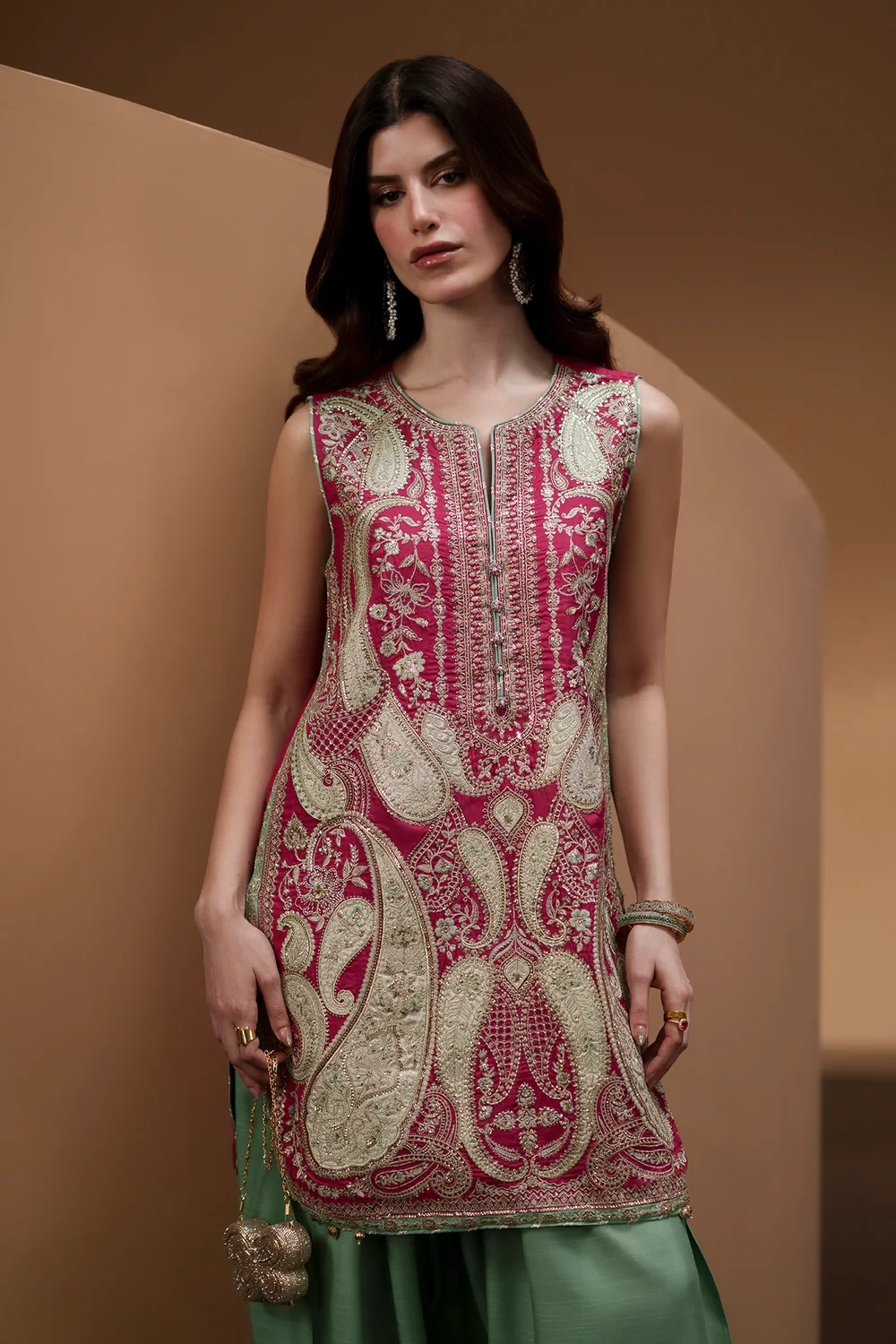 EMBROIDERED SUIT - E1211/104/405