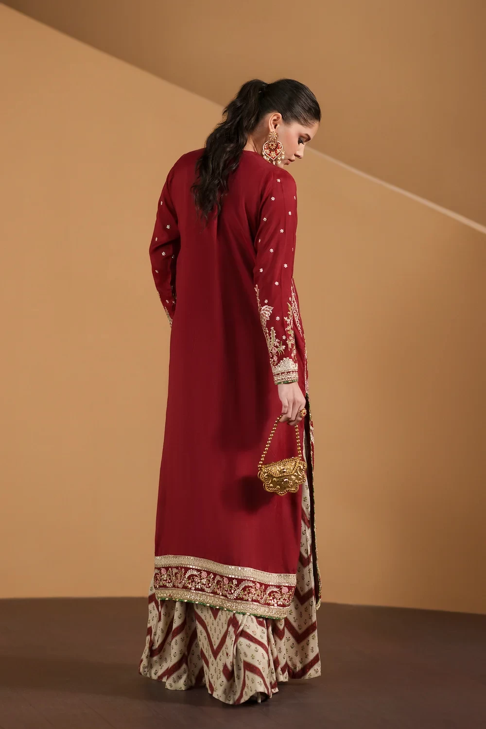EMBROIDERED SUIT - E1212/104/306