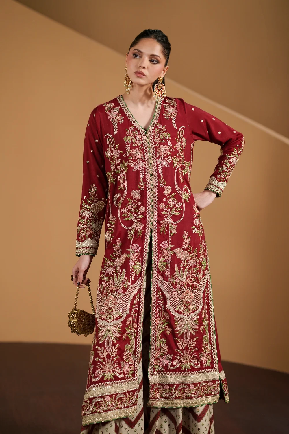 EMBROIDERED SUIT - E1212/104/306