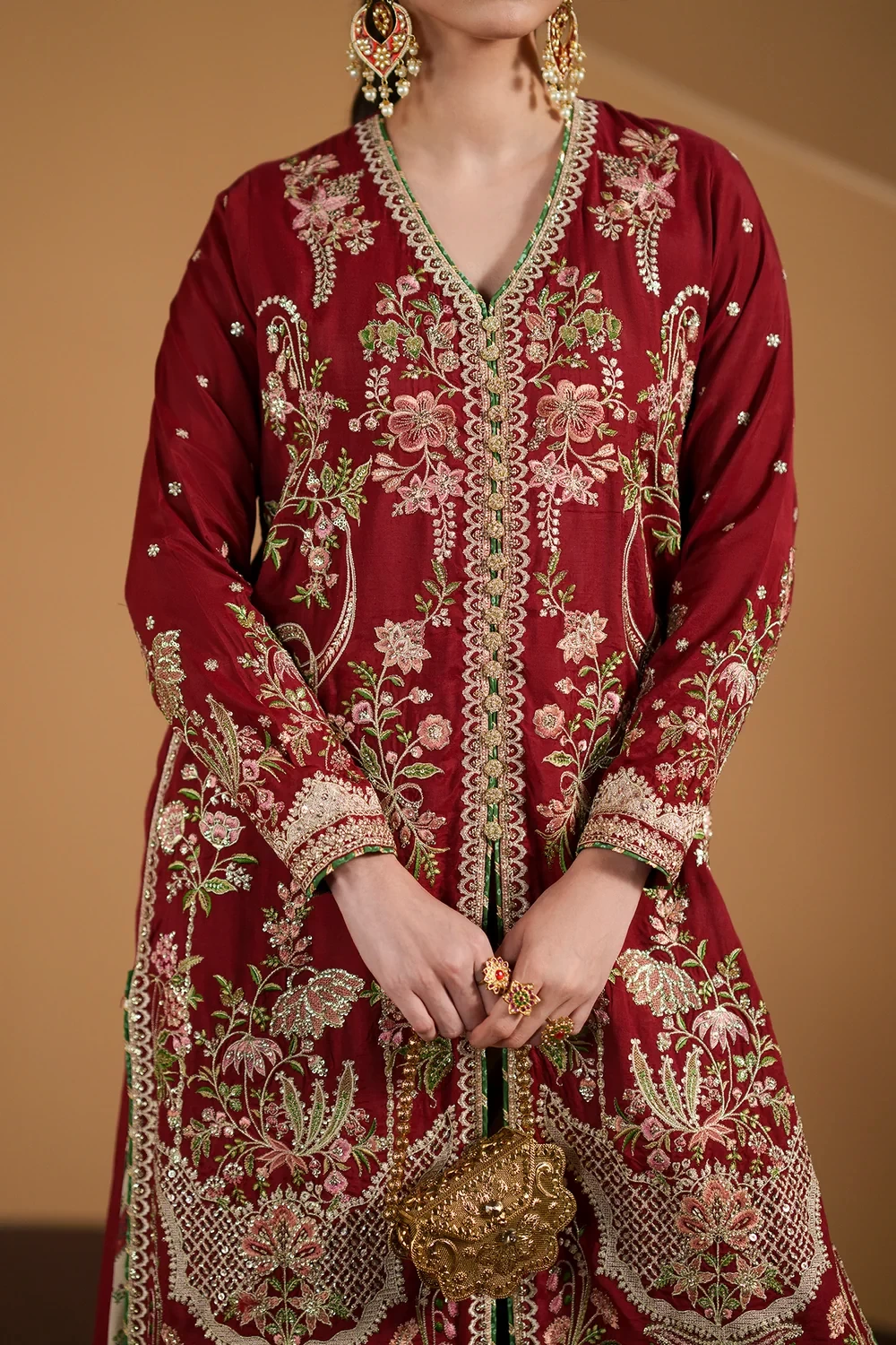 EMBROIDERED SUIT - E1212/104/306