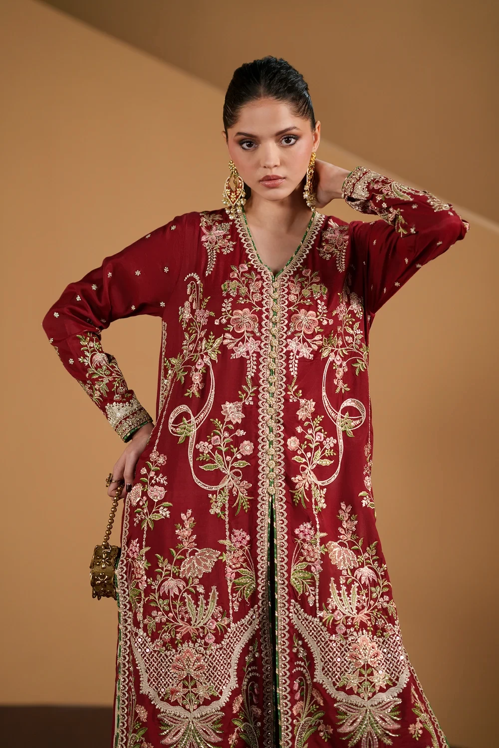 EMBROIDERED SUIT - E1212/104/306