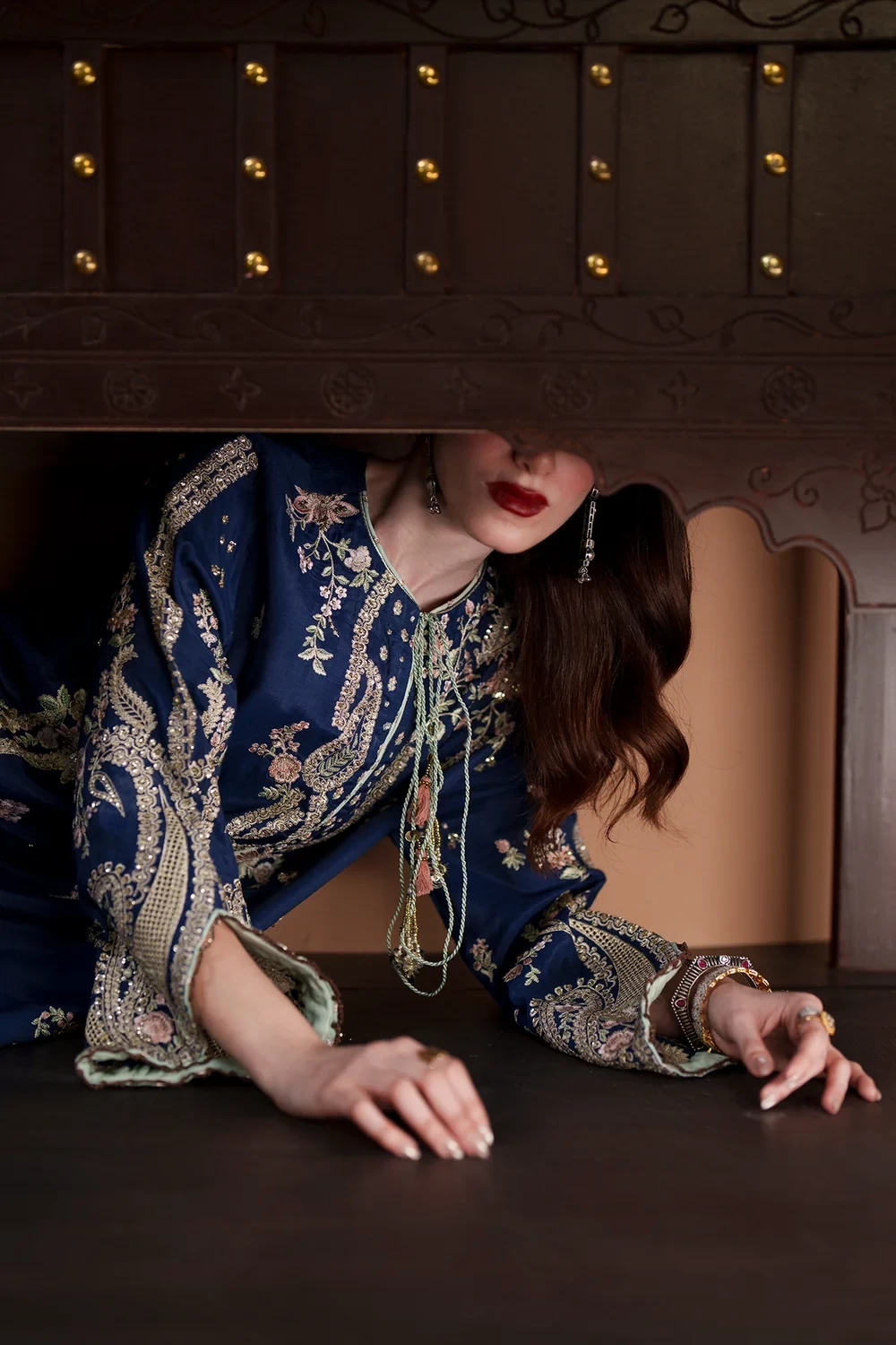 EMBROIDERED SUIT -  E1144/104/624