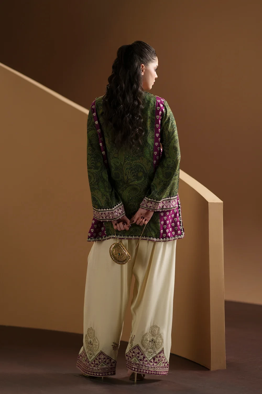 EMBROIDERED SUIT - E1227/104/119