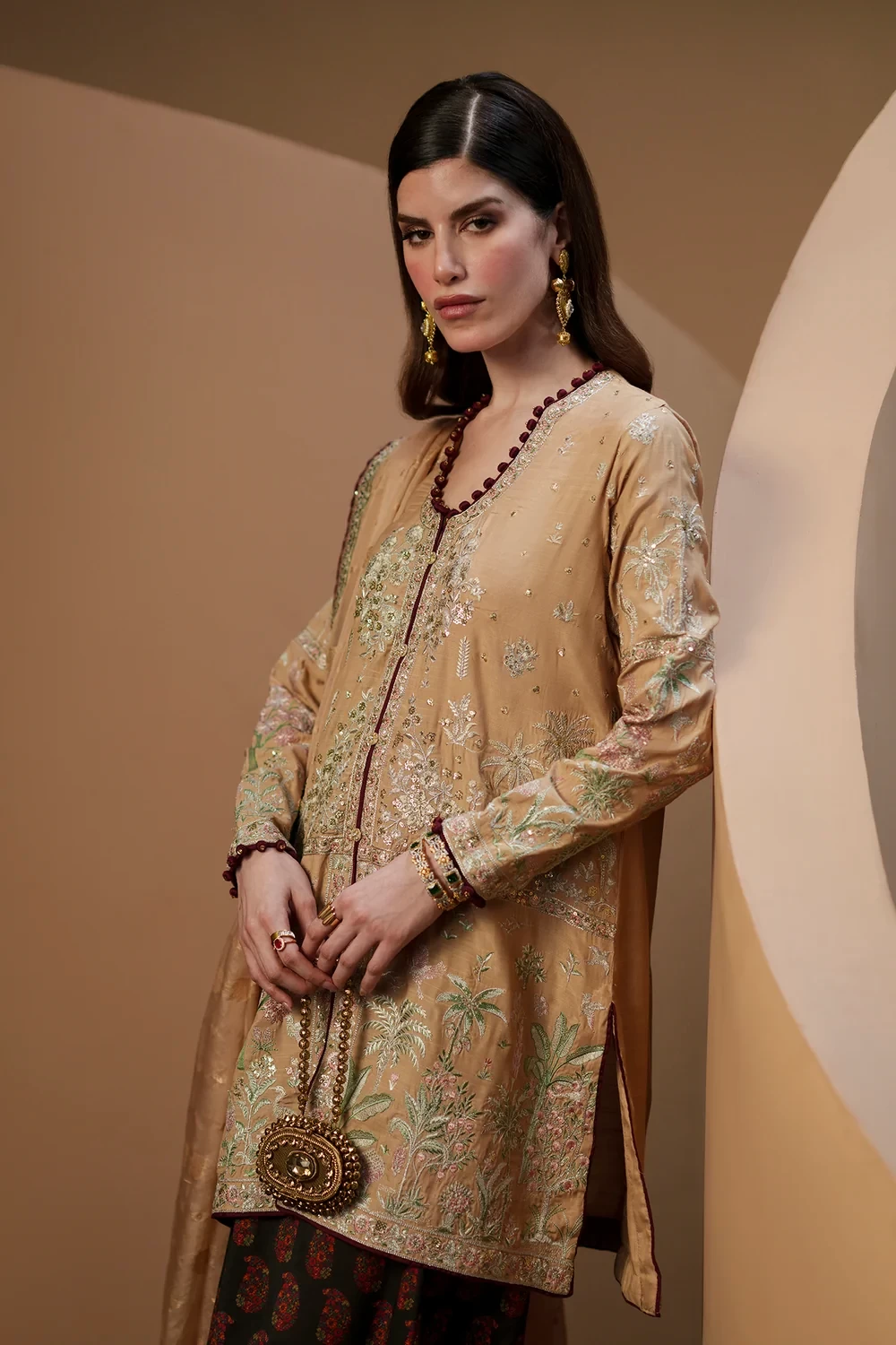 EMBROIDERED SUIT - E1143/104/114