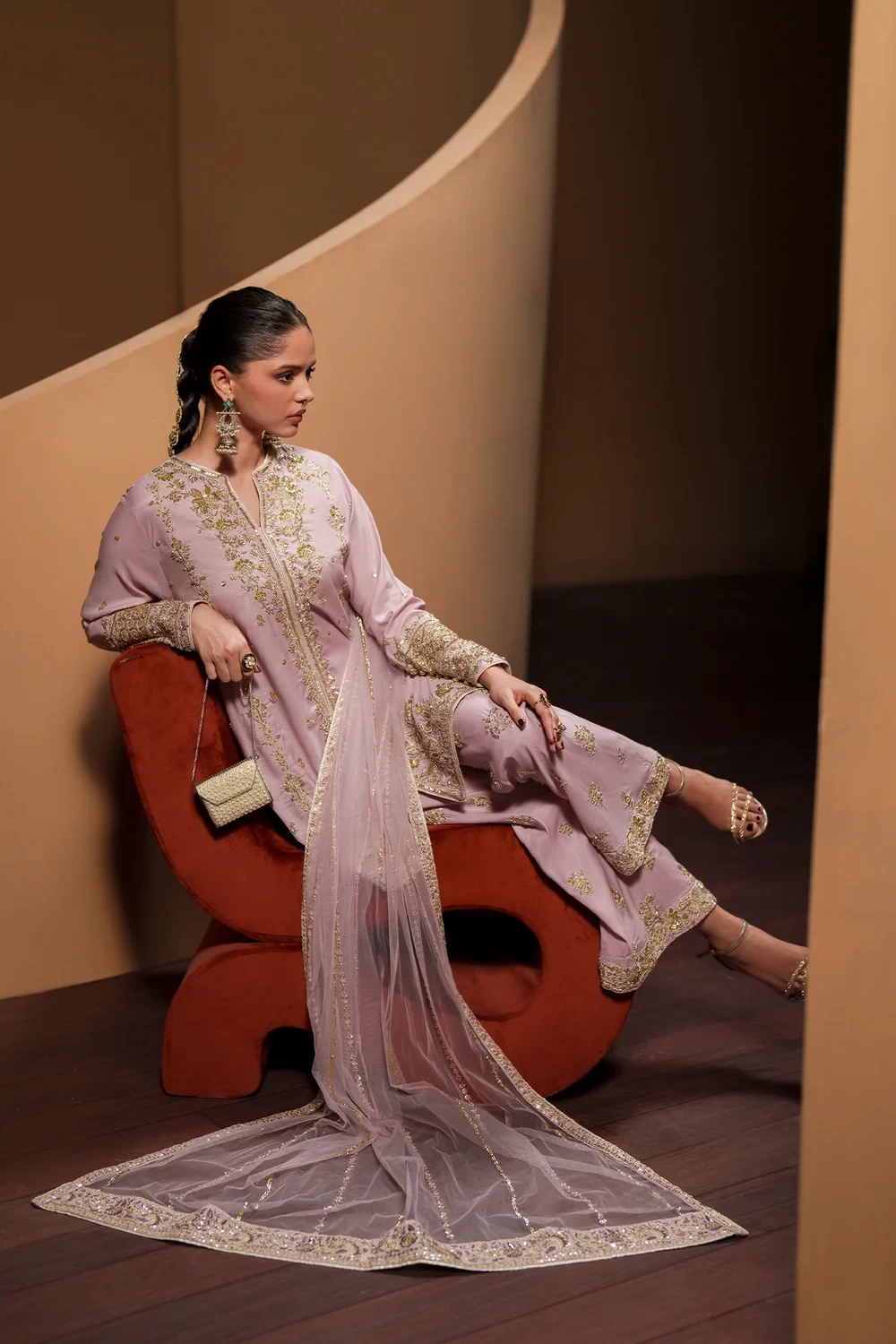 EMBROIDERED SUIT -  E1147/104/530