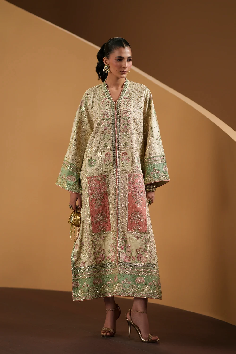 EMBROIDERED KAFTAN - E1210/104/006