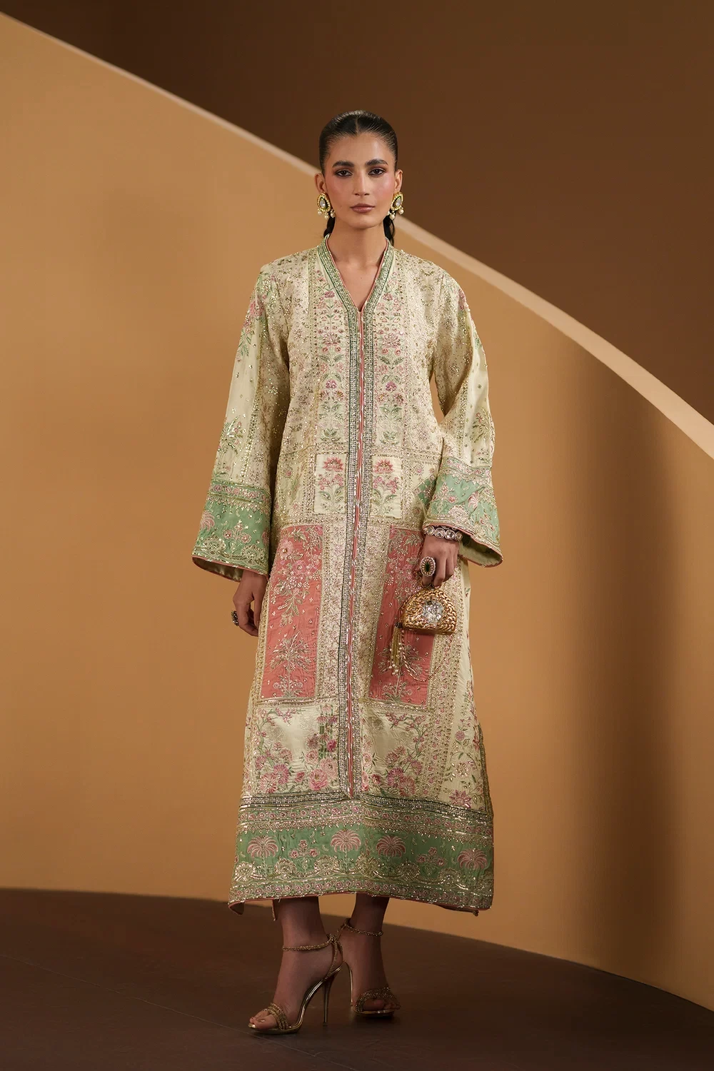 EMBROIDERED KAFTAN - E1210/104/006