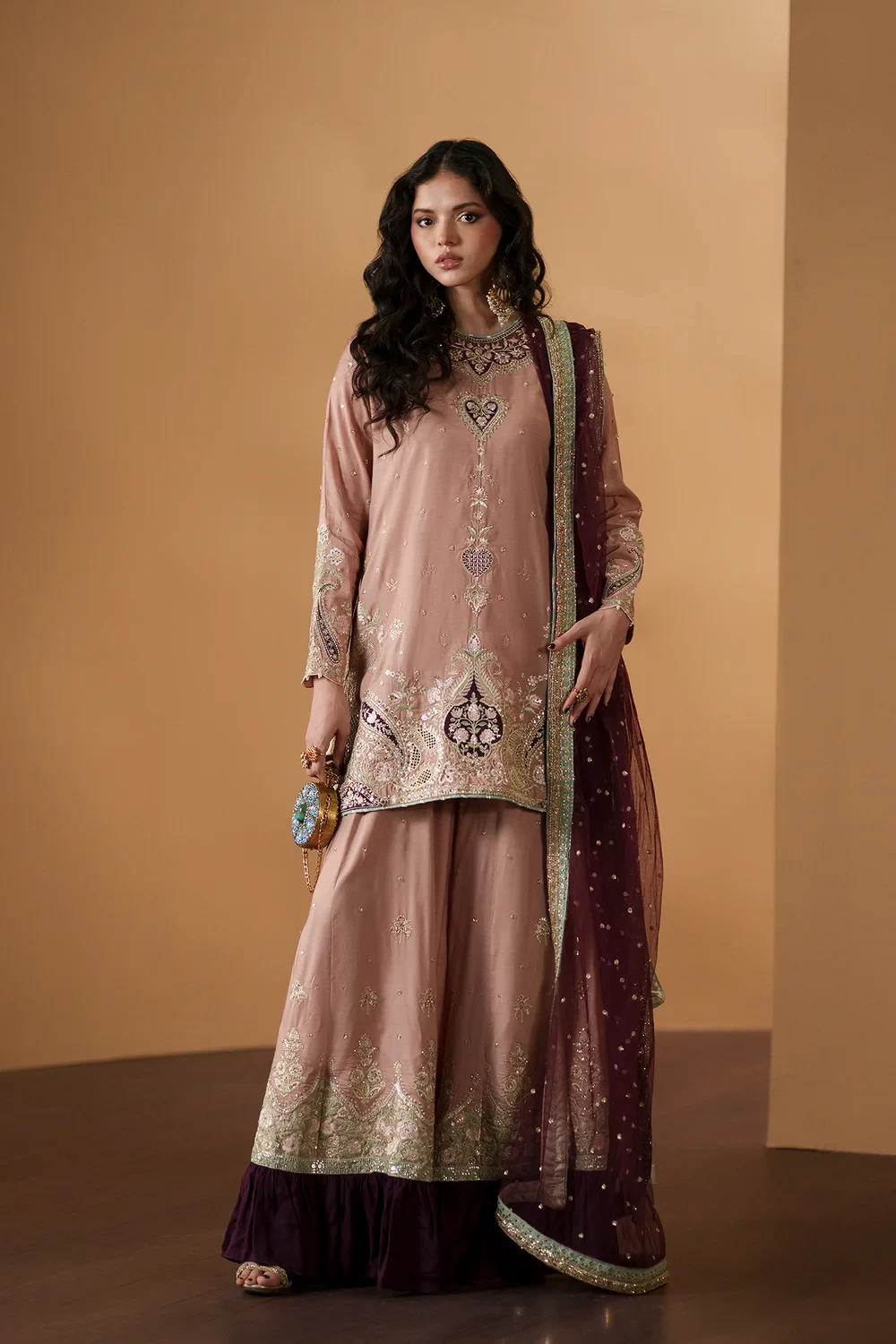 EMBROIDERED SUIT -  E1218/104/315