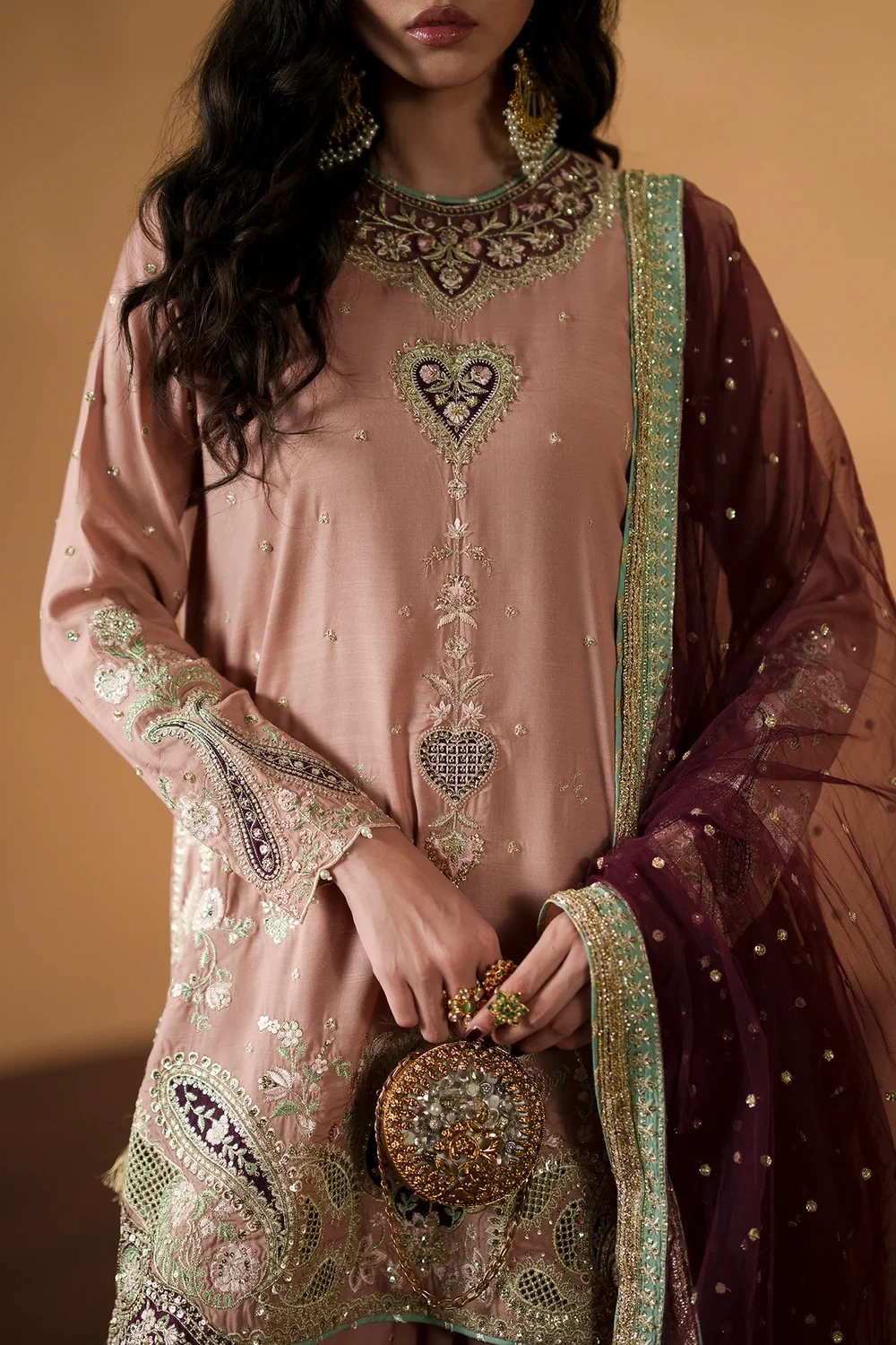 EMBROIDERED SUIT -  E1218/104/315