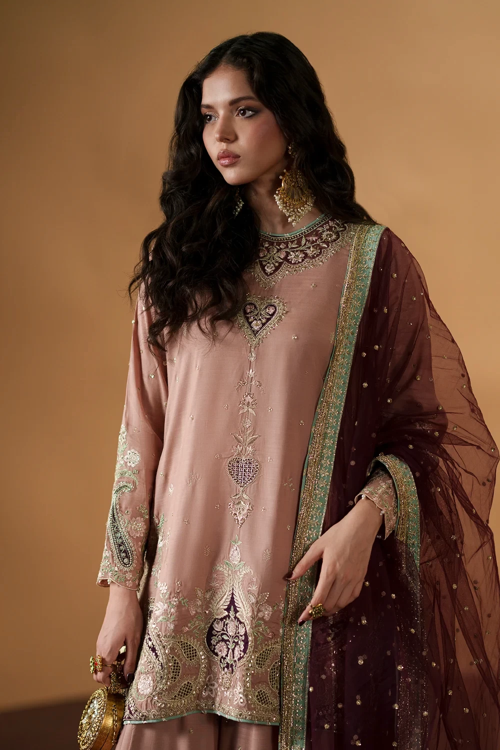 EMBROIDERED SUIT -  E1218/104/315