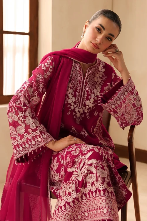 EMBROIDERED CHIFFON UF-4491