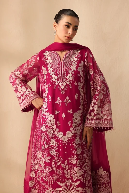 EMBROIDERED CHIFFON UF-4491