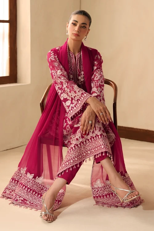 EMBROIDERED CHIFFON UF-4491