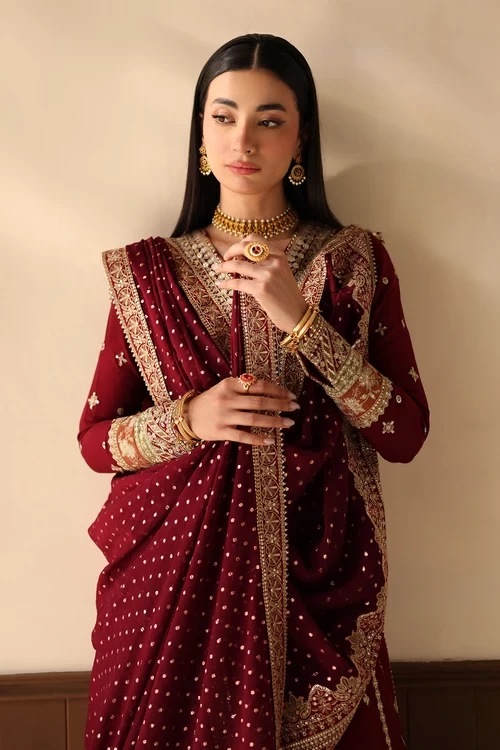 EMBROIDERED CHIFFON UF-4486
