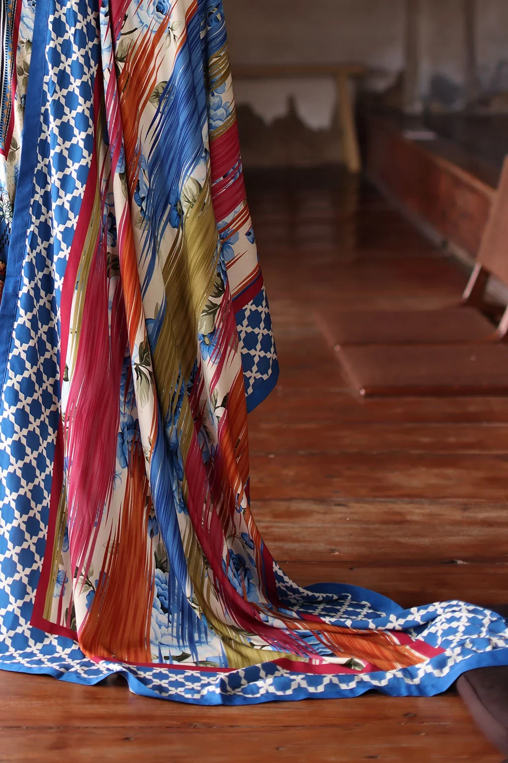 3 Piece Printed Linen Suit with Printed Linen Dupatta - W-FB-WIN-26-485758