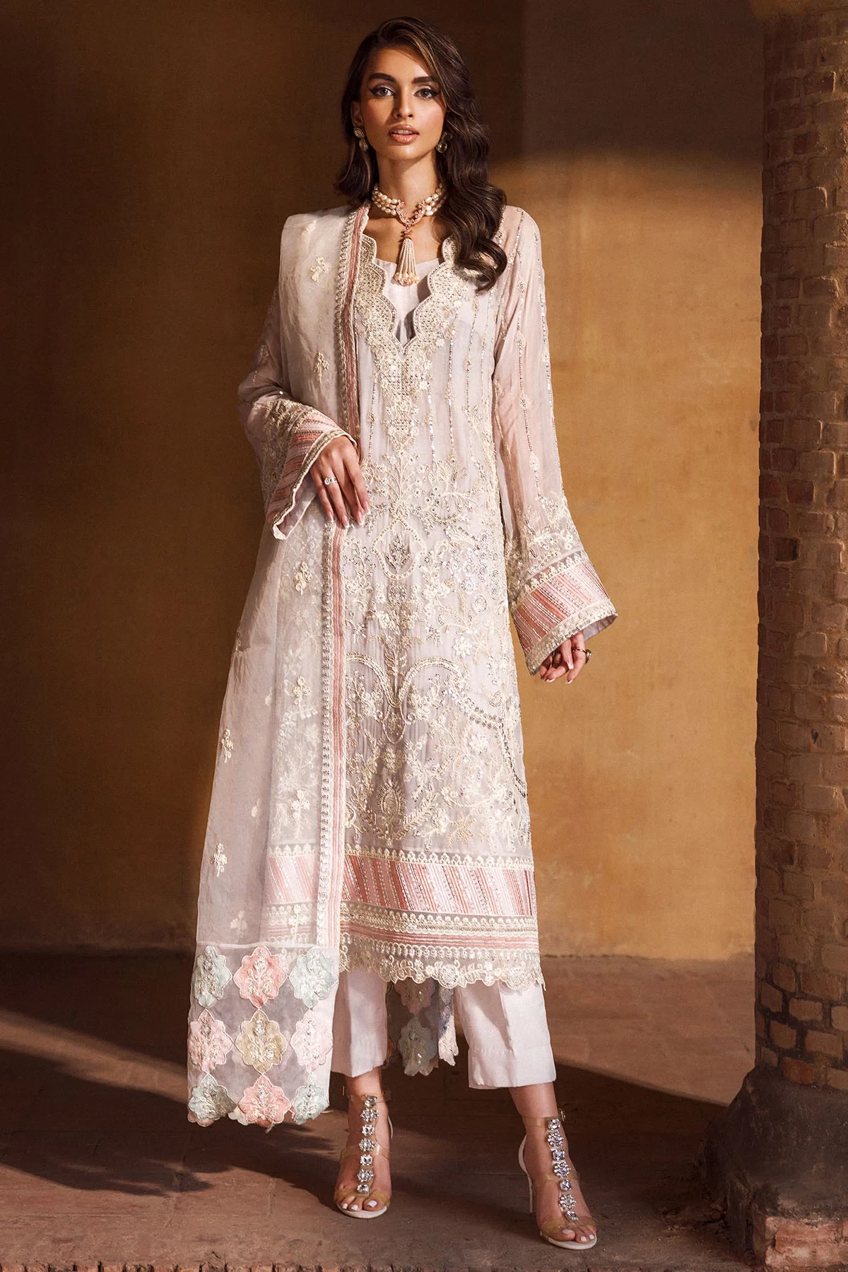 4127-ANMOL EMBROIDERED BEMBERG CHIFFON