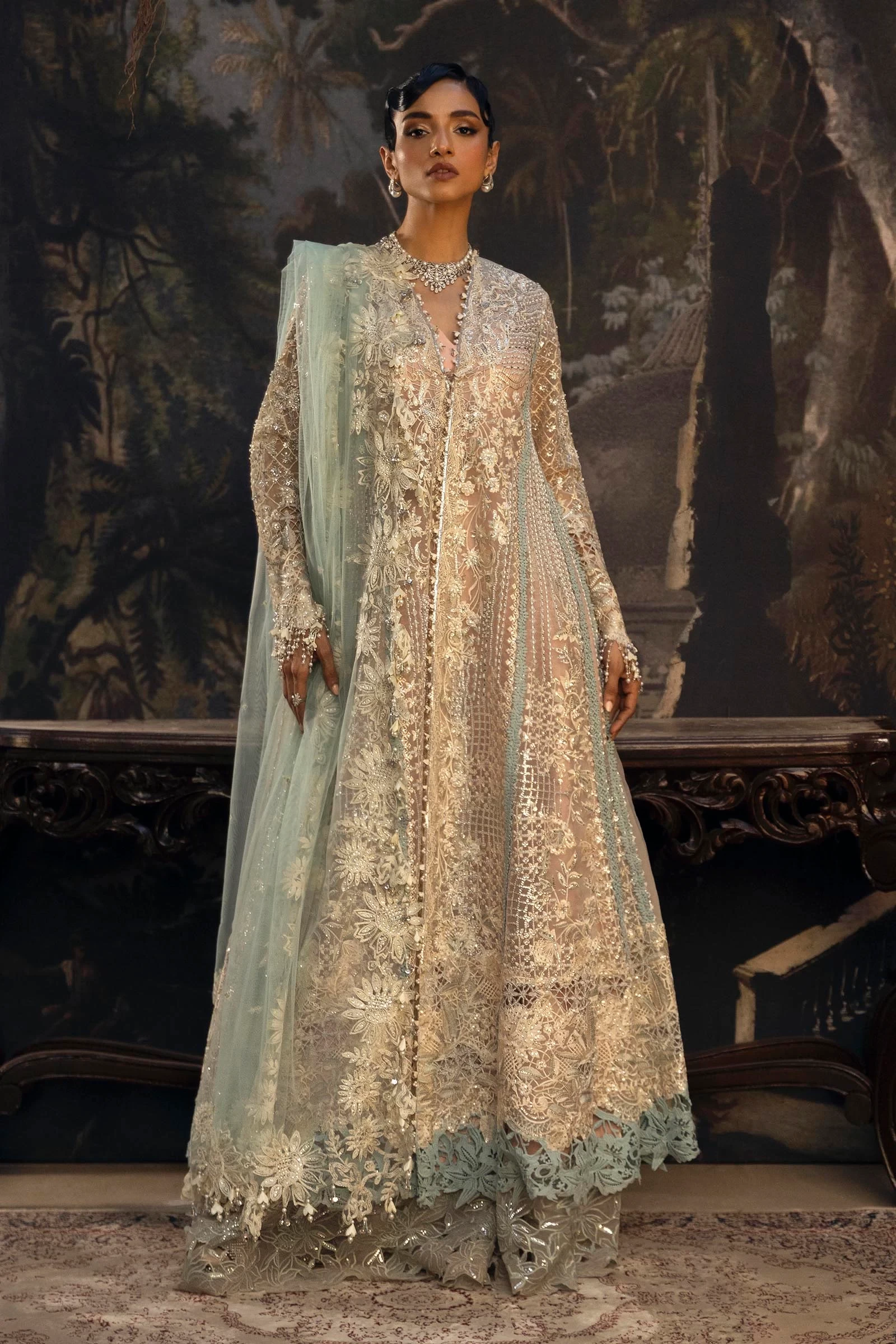 Organza 3 Piece Suit  N251-001-3CT