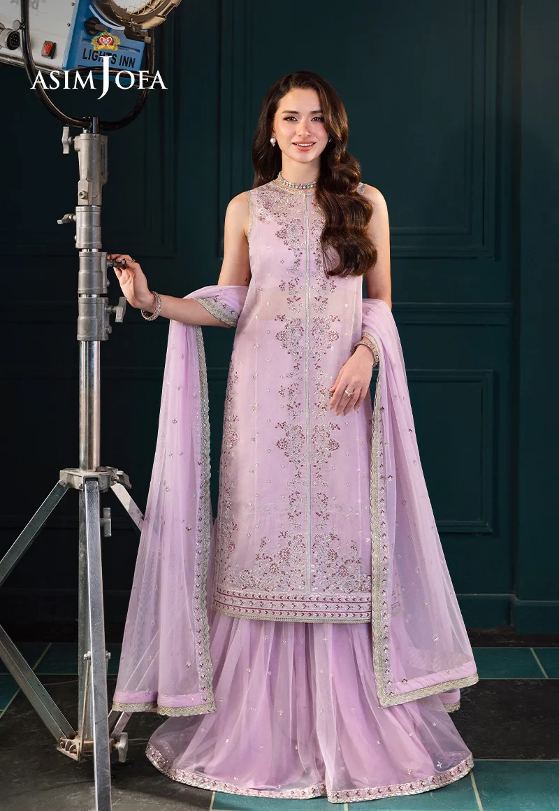 EMBROIDERED SOFT NET ORGANZA  - AJLFC-09-UNS