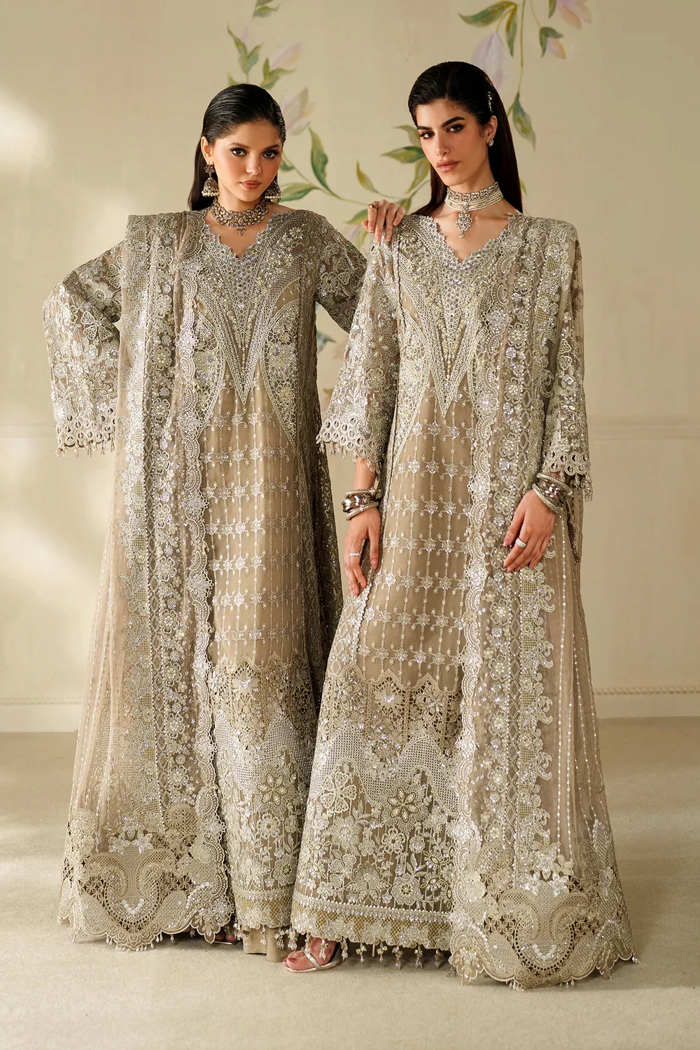 EMBROIDERED CHIFFON CH14-08 - CHV14D08