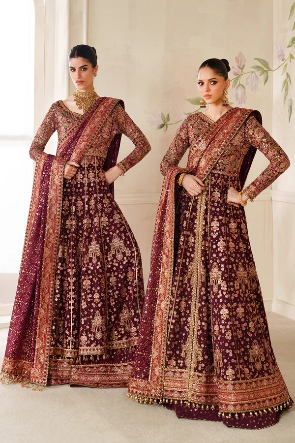 EMBROIDERED CHIFFON CH14-05 - CHV14D05