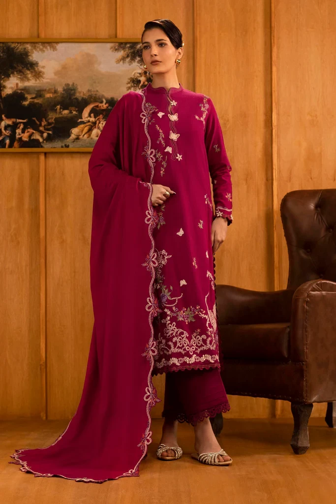 Linen Muzlin 3 Piece Suit - M253-012A-3CP