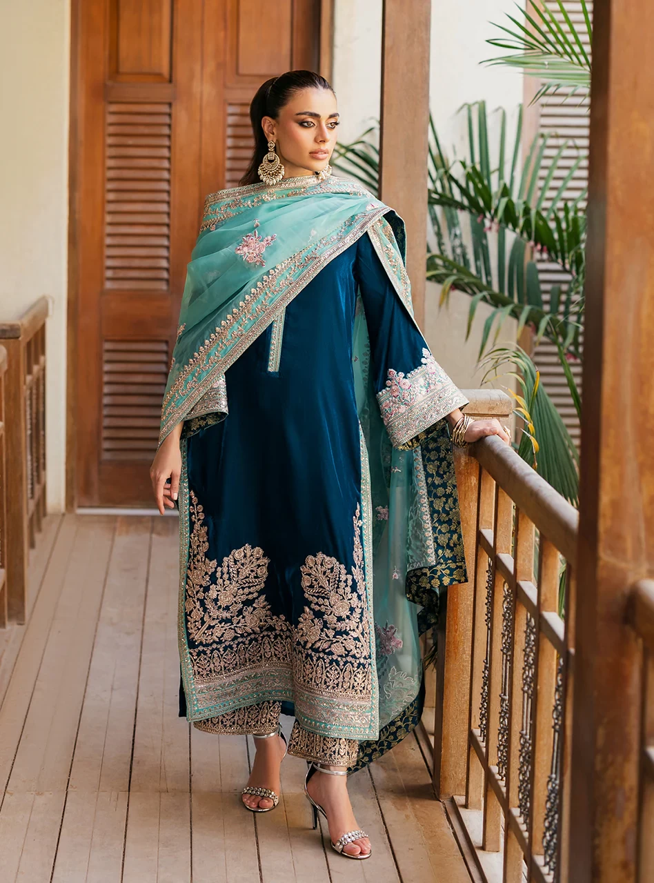 Elsa -SKU / Design Code: ELSA-BLUE-UNS-ONE-SIZE