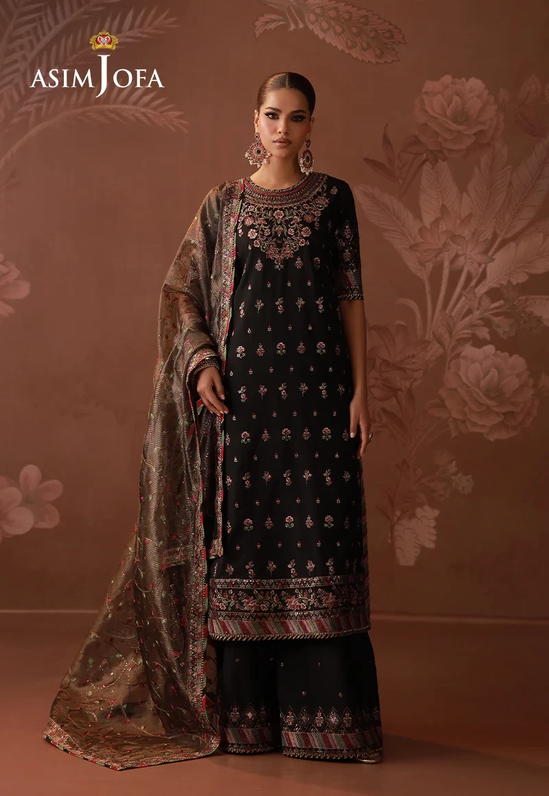 Embroidered Boski Silk -  AJULD-05-UNS