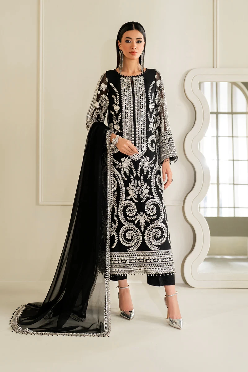 EMBROIDERED CHIFFON UF-4158 - EFUF4158