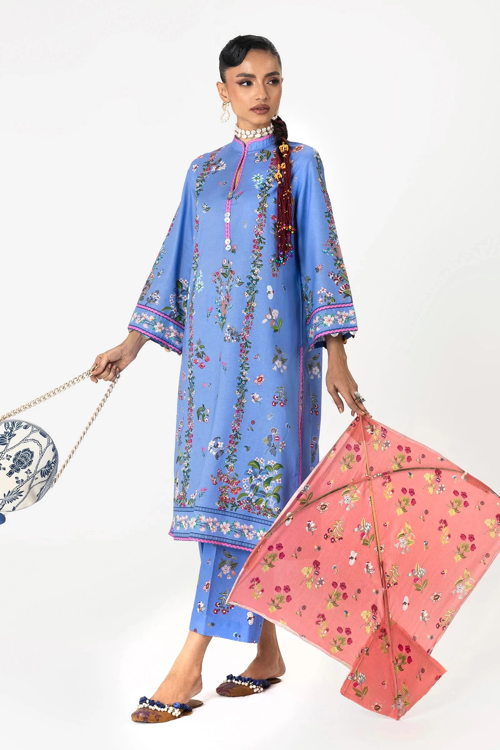 Mahay Lawn 2 Piece Suit - H261-006B-2C